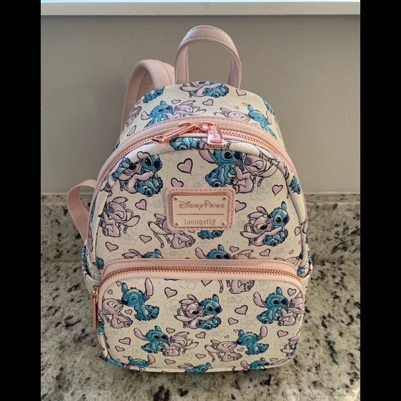 Loungefly Bags Loungefly Stitch And Angel Backpack Poshmark